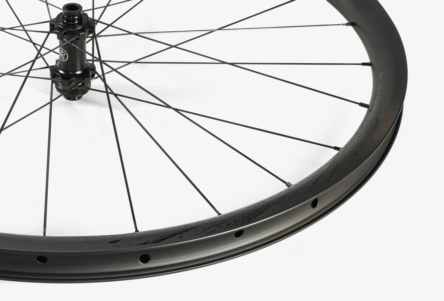 Nexplore Black Disc Wheelset with Ceramic Hub.
