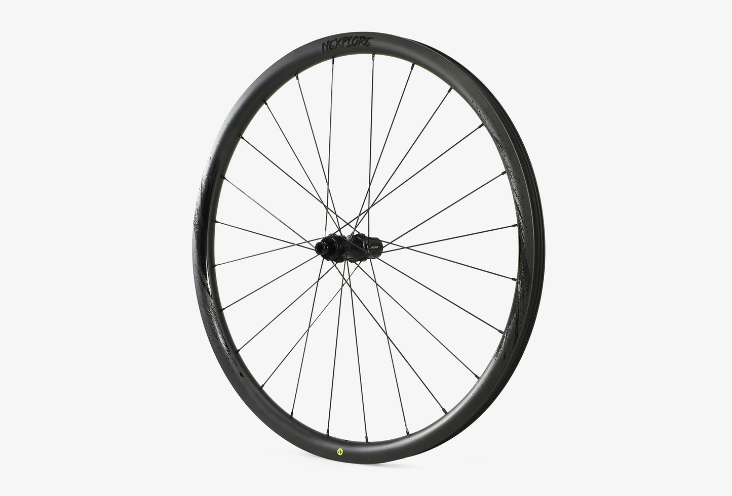 Nexplore Black Disc Wheelset with Ceramic Hub.